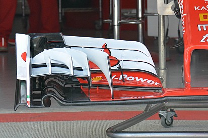 Formel-1-Technik: Ferrari mit neuem Fronflügel in Russland