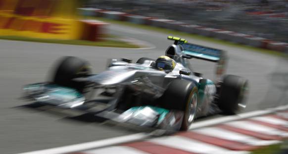 2011 Kanada Grand Prix Cuma 1. antrenmanlar - Lider Rosberg