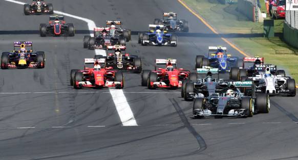 Avustralya Grand Prix start ve güvenlik aracı periyodu