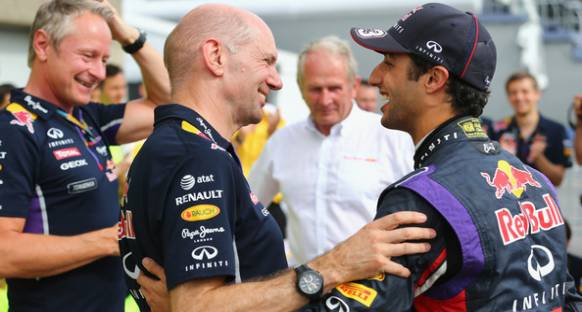 Ricciardo: Newey'in geri adımı beklenildiği gibi büyük değil