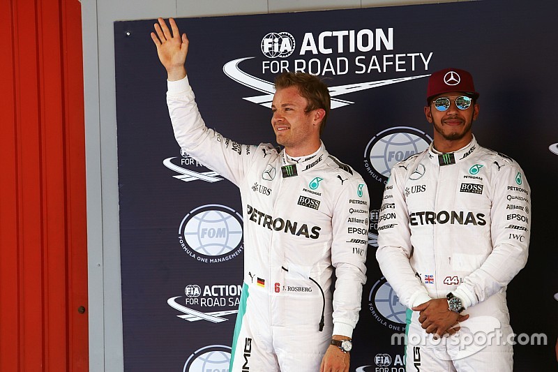 Rosberg teleurgesteld over missen pole, niet verrast door optreden Verstappen