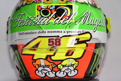 Galería: Valentino y sus cascos en Mugello