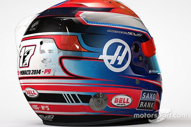 Grosjean ricorda il nono posto di Bianchi sul casco per Monaco