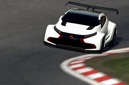 Így hasít a virtuális Mitsubishi Vision GT