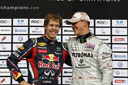 Schumacher nélkül már a Bajnokok Tornája sem az igazi: Vettel idővel az utódja lehet