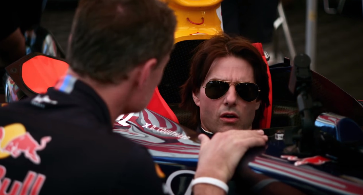 Tom Cruise egy F1-es autóban: ez még neki is tetszett