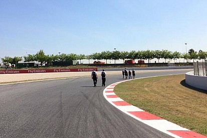 Spanyol Nagydíj 2014: Pályabejárás a Williams csapattal