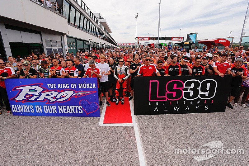 WSBK rinde homenaje a Salom y Pirovano