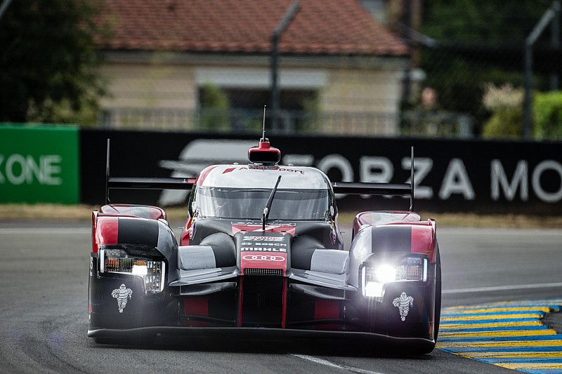Crashes verstoren warm-up 24 uur van Le Mans, Audi bovenaan