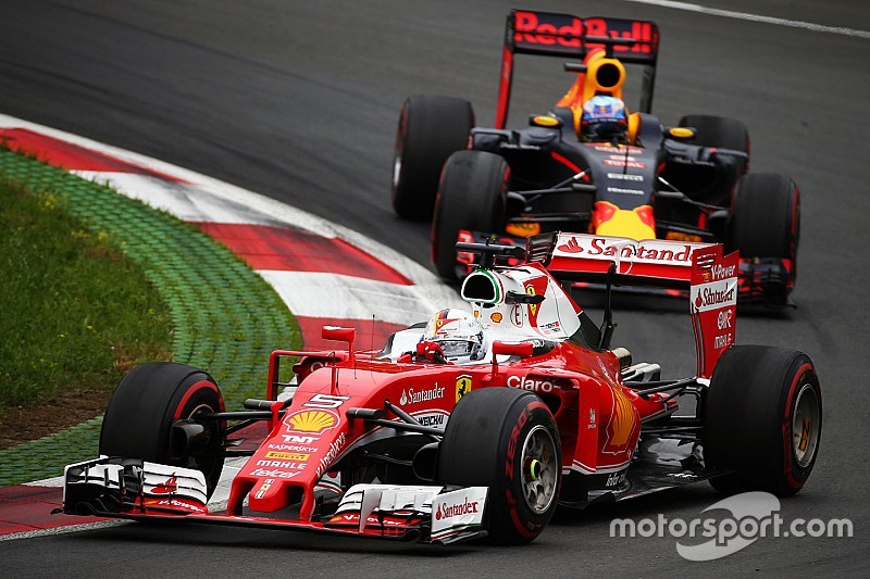 Vettel maakt zich geen zorgen over sterke opmars Red Bull Racing