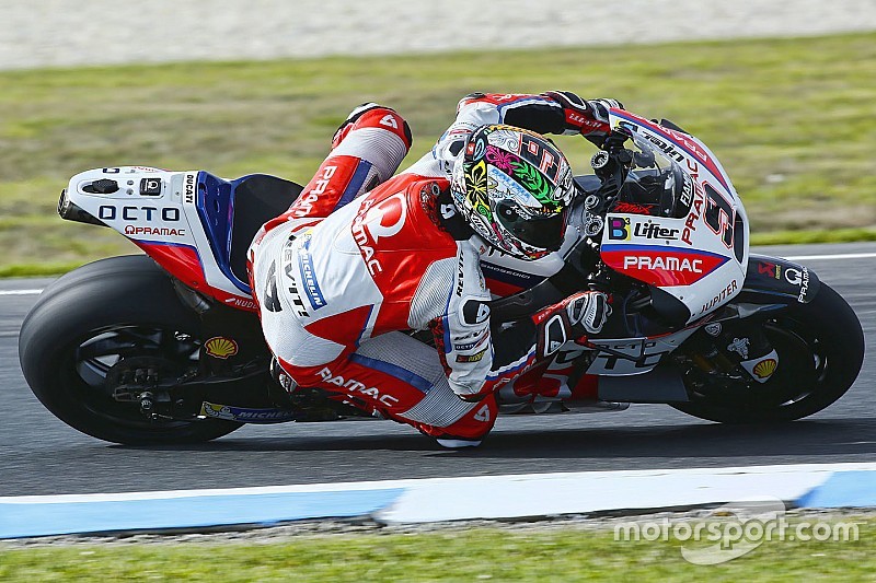 Tes MotoGP Phillip Island: Petrucci tercepat di trek basah