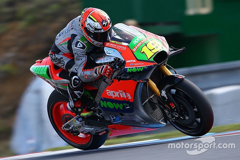 Aprilia: a Silverstone ecco un cambio modificato con blocco della folle