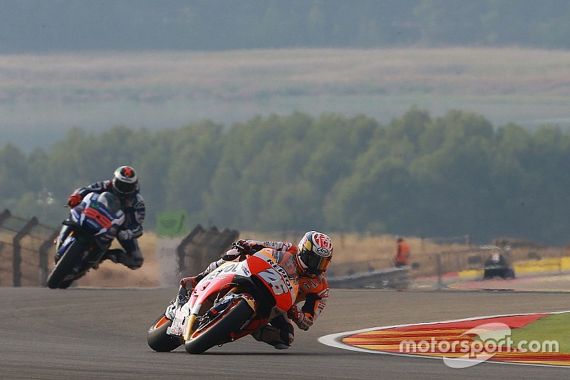 MotoGP in Aragon: Honda dominiert 2. Training, 4 Fahrer stürzen
