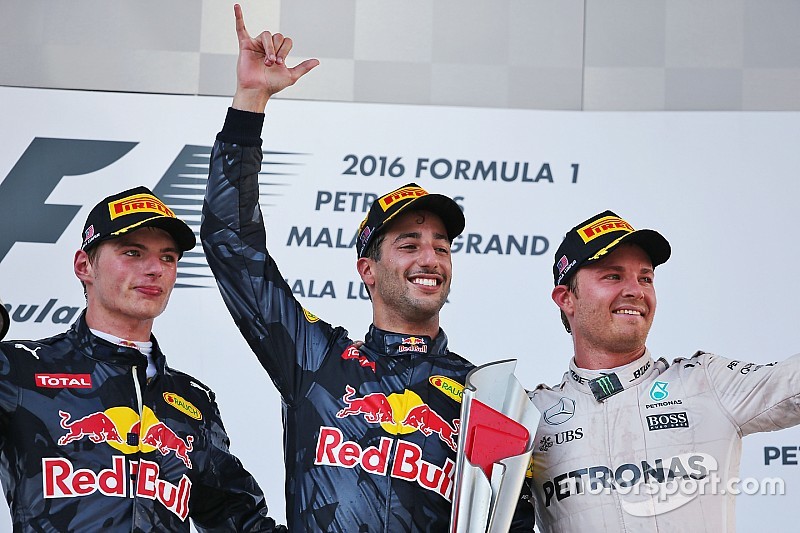 Stand: Rosberg grote winnaar in Sepang, Verstappen verkleint achterstand op Ferrari-duo