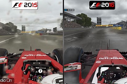 F1 2016 Vs. F1 2015: ennyivel lett jobb a játék esőben