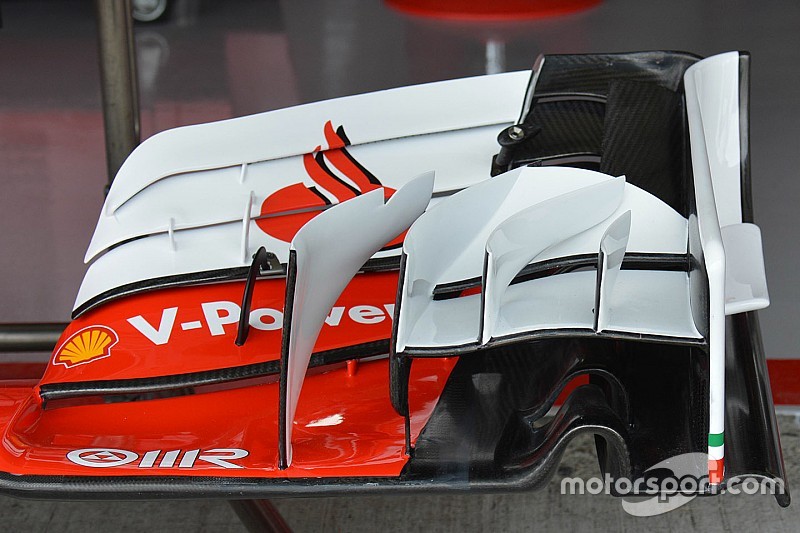 Tech update: Ferrari test verschillende voorvleugels op Suzuka