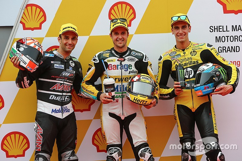 Zarco, Lüthi, Rins : trois hommes pour un titre