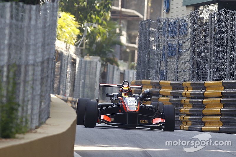 Formel 3 in Macau: 2. Training nach Crash vorzeitig zu Ende