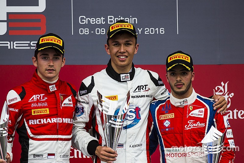 Le tableau d'honneur du GP3 2016