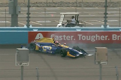 Rossi chocó en Phoenix