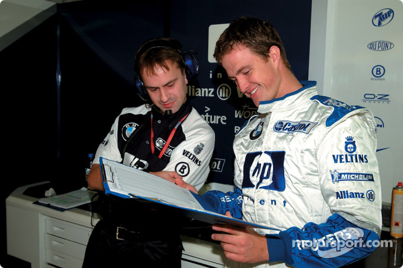 Ralf Schumacher ve mühendis Craig Wilson