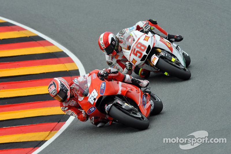 Nicky Hayden, Ducati Marlboro Team, Marco Simoncelli, San Carlo Honda Gresini