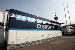 Cosworth truck in the paddock