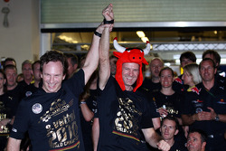 Red Bull team viering, Christian Horner, Red Bull Racing, Sporting Director, Adrian Newey, Red Bull