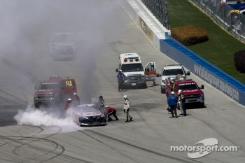 Kasey Kahne, Red Bull Racing Team Toyota wrecks