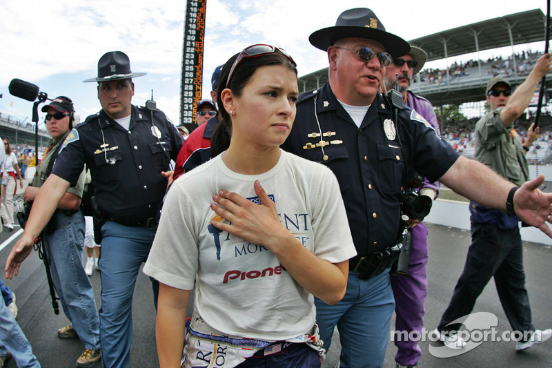 Danica Patrick na de wedstrijd