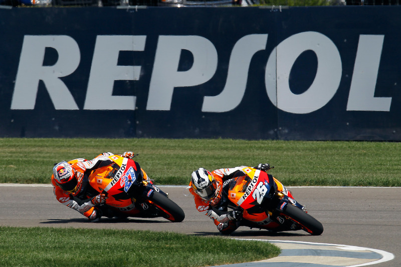 Dani Pedrosa, Repsol Honda Team dan Casey Stoner, Repsol Honda Team