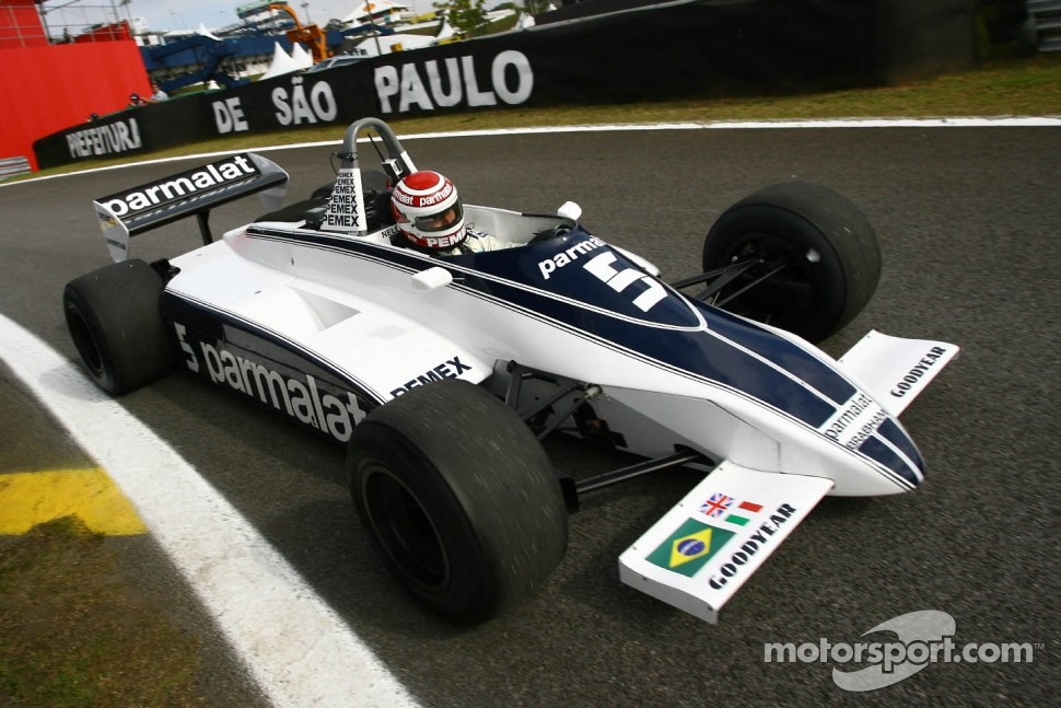 Nelson Piquet, drives the Brabham BT49