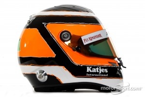 Nico Hulkenberg, Sahara Force India Formula One Team helmet