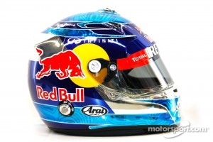 Sebastian Vettel, Red Bull Racing helmet