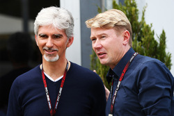 Damon Hill, Sky Sports mit Mika Häkkinen