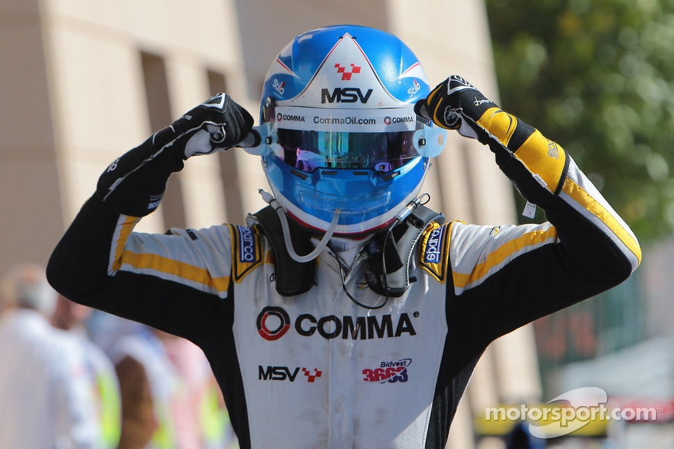 Race winner Jolyon Palmer
