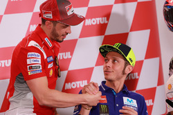 Андреа Довіціозо, Ducati Team, Валентино Россі, Yamaha Factory Racing