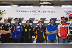 Aliex Espargaro, Valentino Rossi, Yamaha Factory Racing, Johann Zarco, Monster Yamaha Tech 3, Marc Marquez, Repsol Honda Team, Andrea Iannone, Team Suzuki MotoGP, Danilo Petrucci, Pramac Racing