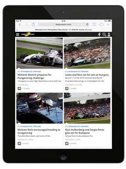 Preview of the Motorsport.com Generation 5 website