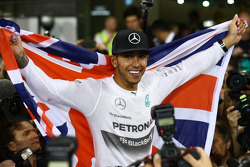 Ganador y campeón del mundo Lewis Hamilton, Mercedes AMG F1 W05