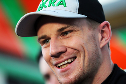 Nico Hülkenberg, Sahara Force India F1, mit der Presse