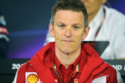 James Allison, Director técnico de chasis de Ferrari en conferencia de prensa