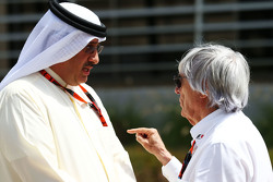 Scheich Mohammed bin Essa Al Khalifa, Geschäftsführer des Bahrain Economic Development Board, und Mc