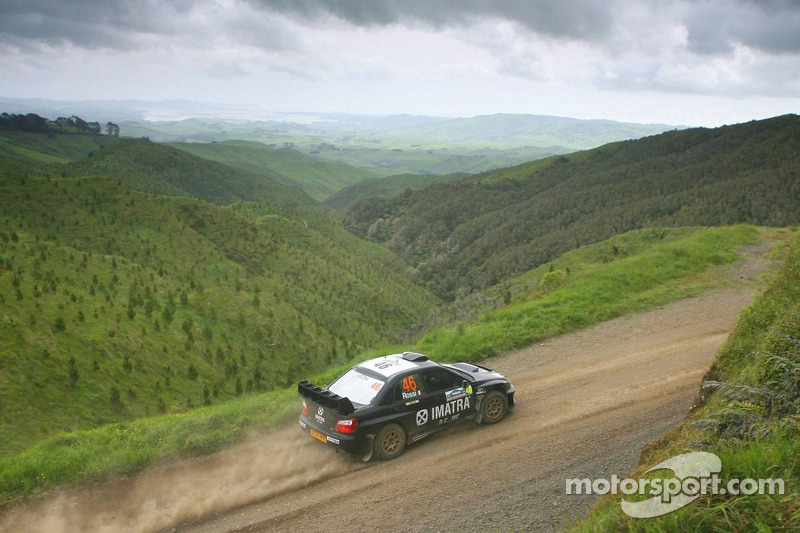 Rallye Neuseeland 2006: Valentino Rossi, Carlo Cassina, Subaru Impreza WRC