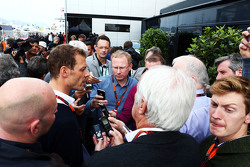 Alex Wurz, piloto de Williams Mentor y GPDA Presidente con los medios de comunicación