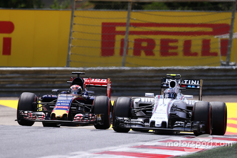 Борьба Валттери Боттаса на Williams и Макса Ферстаппена на Red Bull