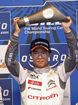 Il vincitore Ma Qing Hua, Citroën C-Elysée WTCC, Citroën World Touring Car team
