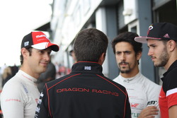 Bruno Senna, Mahindra Racing y Lucas di Grassi y Daniel Abt, ABT Schaeffler Audi Sport