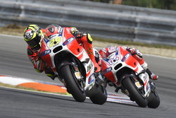 Andrea Iannone y Andrea Dovizioso, Ducati Team