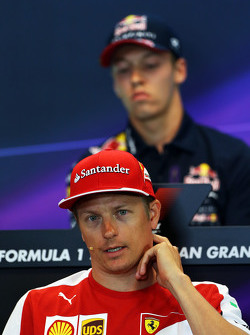 Kimi Raikkonen, Ferrari alla Conferenza Stampa FIA